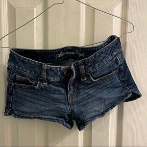 Dark Wash Stretch Shorts